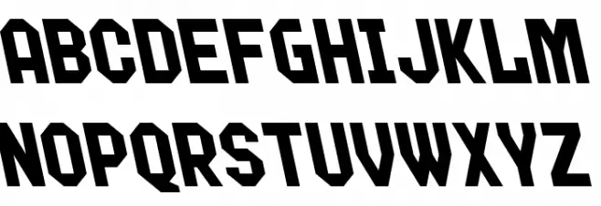 Delta Block Italic خط أحرف كبيرة