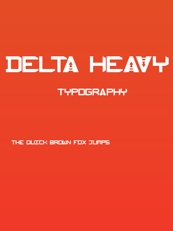 Delta Heavy Regular Poster