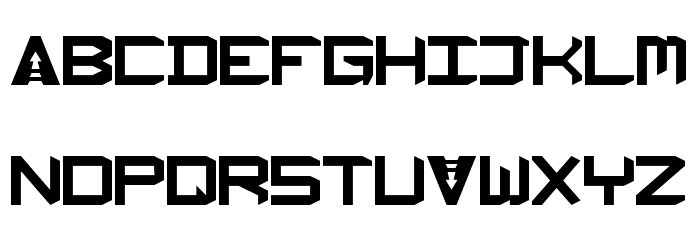 Delta Heavy Regular Font LOWERCASE
