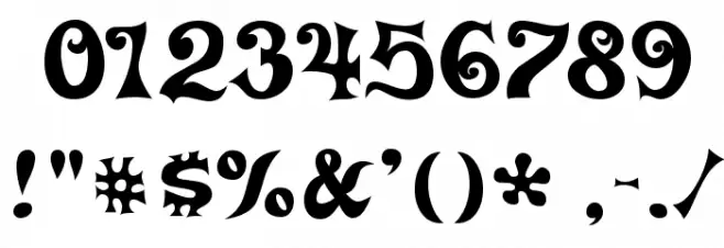 Delta Hey Max Nine Font OTHER CHARS