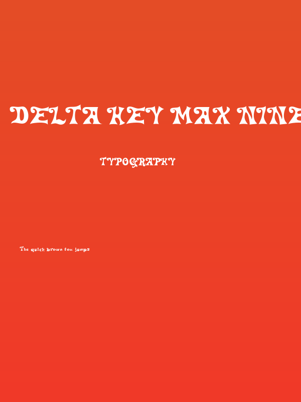 Delta Hey Max Nine Poster