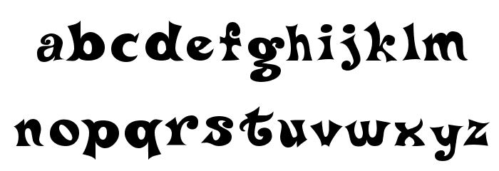 Delta Hey Max Nine Font LOWERCASE