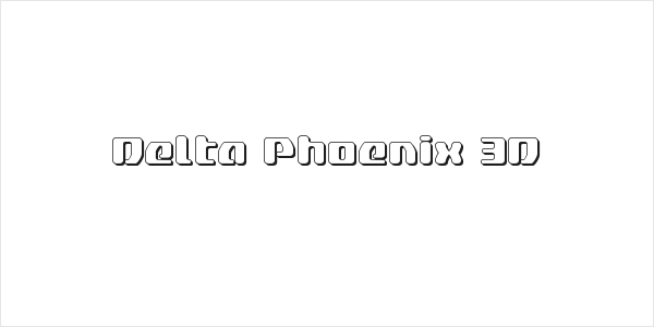 Delta Phoenix 3D Logo