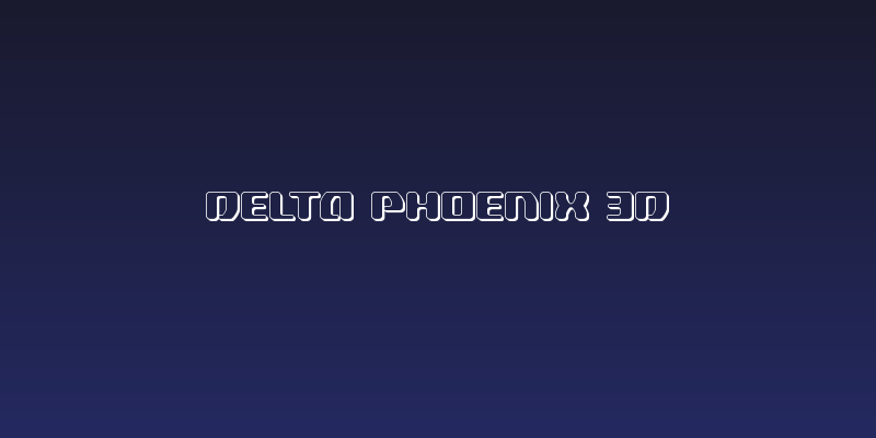 Delta Phoenix 3D Social Header