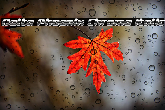 Delta Phoenix Chrome Italic Example 2