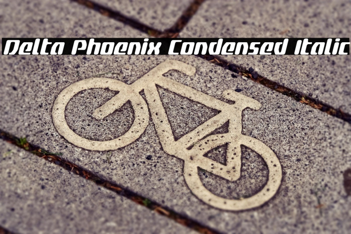 Delta Phoenix Condensed Italic Example 3