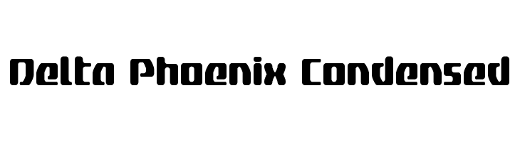 Delta Phoenix Condensed  नि: शुल्क फ़ॉन्ट्स डाउनलोड