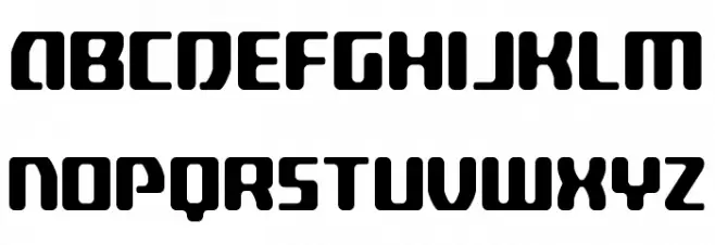 Delta Phoenix Condensed Schriftart Groß