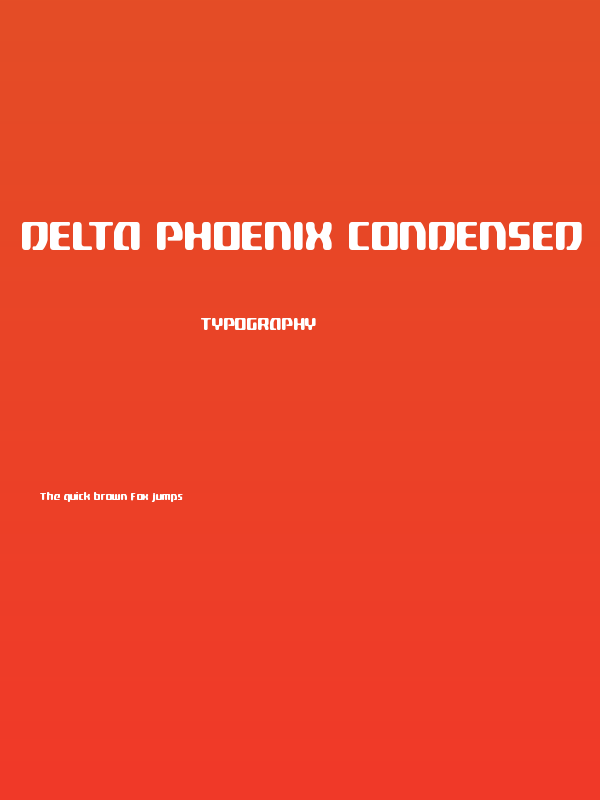 Delta Phoenix Condensed Poster
