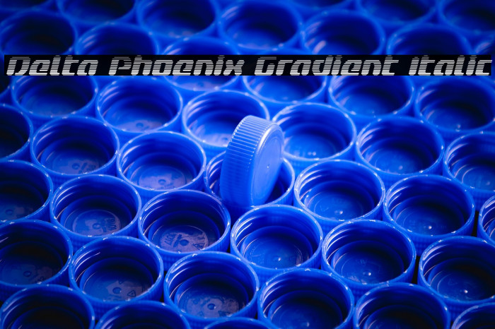 Delta Phoenix Gradient Italic Example 3