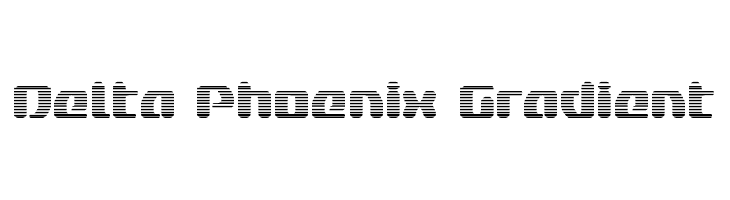 Delta Phoenix Gradient  Fuentes Gratis Descargar