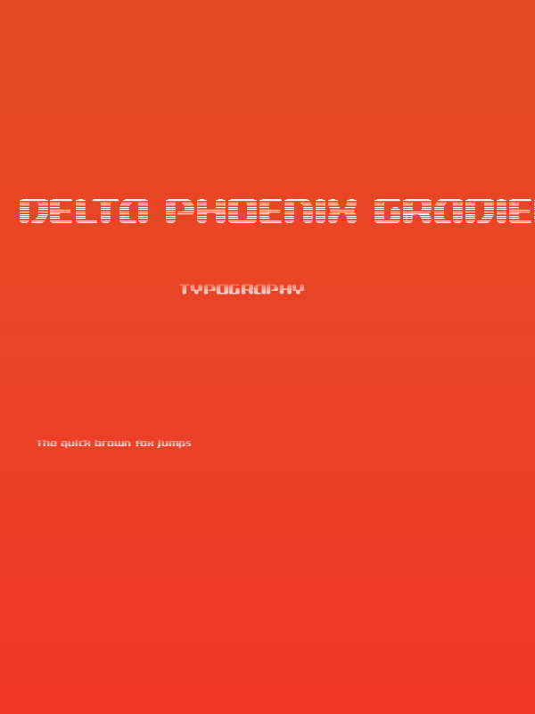 Delta Phoenix Gradient Poster