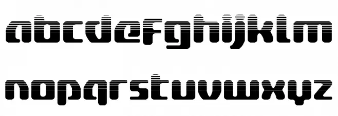 Delta Phoenix Halftone Шрифта строчной