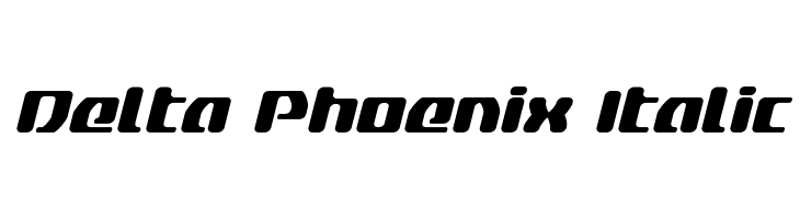 Delta Phoenix Italic  لخطوط تنزيل
