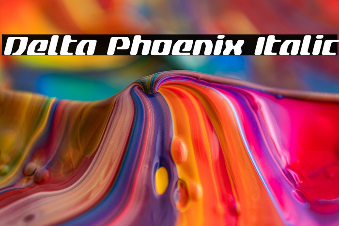 Delta Phoenix Italic Example 3