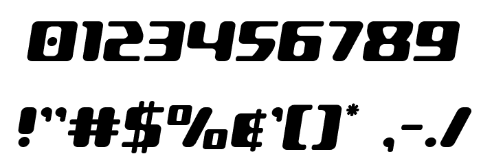 Delta Phoenix Semi-Italic Font OTHER CHARS