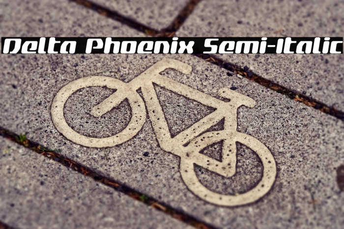 Delta Phoenix Semi-Italic Example 3