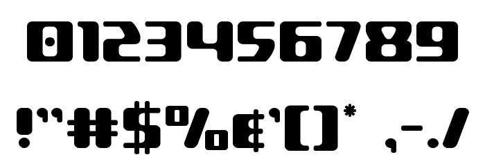 Delta Phoenix Font OTHER CHARS