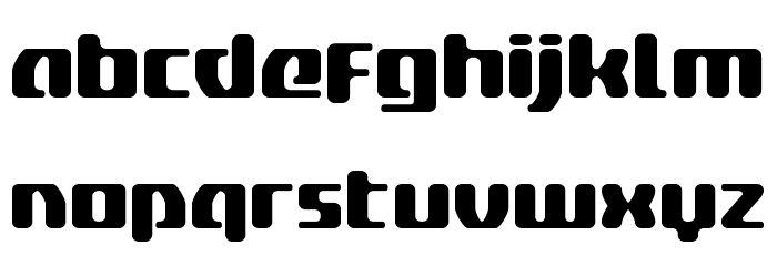 Delta Phoenix Font LOWERCASE