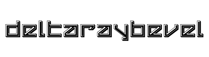 Delta Ray Bevel  Fuentes Gratis Descargar