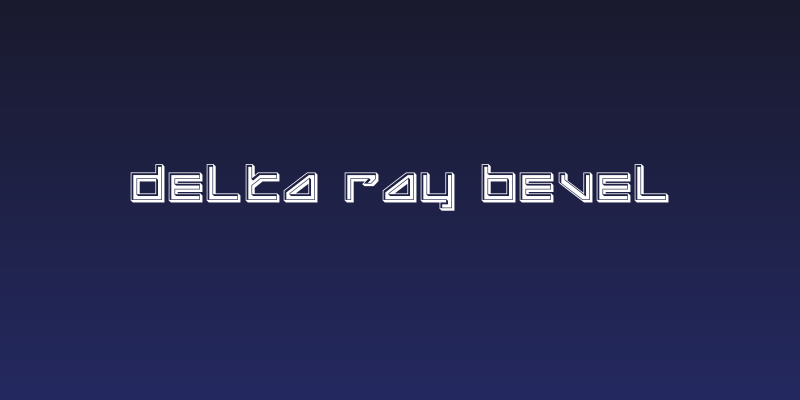 Delta Ray Bevel Social Header