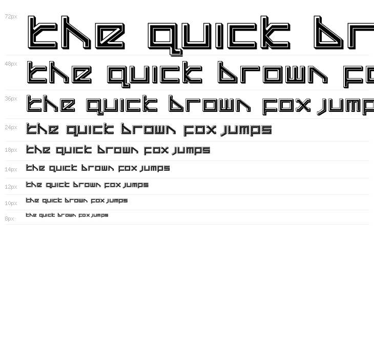 Delta Ray Bevel Waterfall