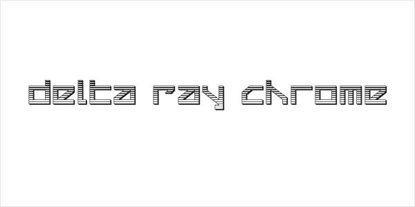 Delta Ray Chrome Logo