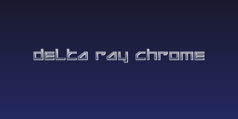 Delta Ray Chrome Social Header
