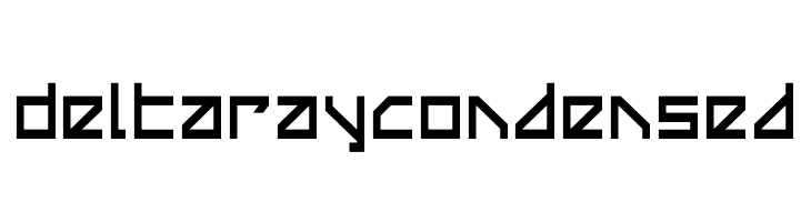 Delta Ray Condensed  नि: शुल्क फ़ॉन्ट्स डाउनलोड