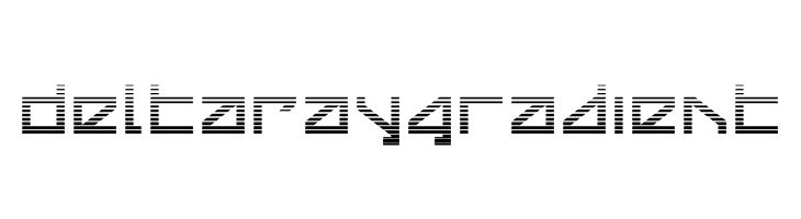 Delta Ray Gradient  Frei Schriftart Herunterladen