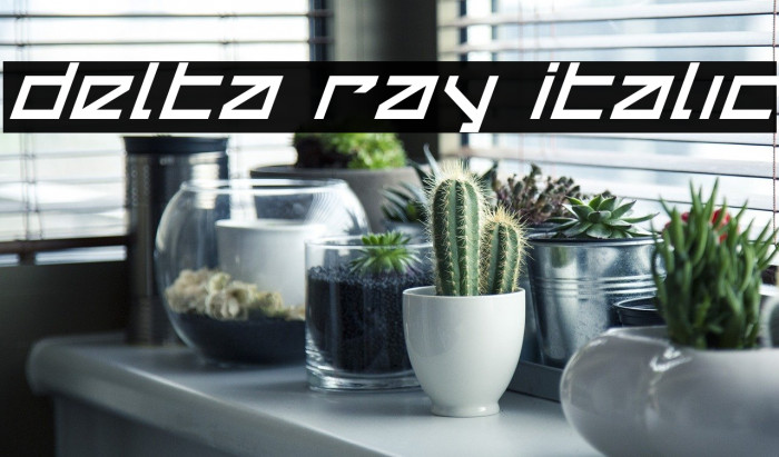 Delta Ray Italic Example 1