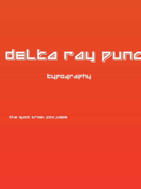 Delta Ray Punch Poster