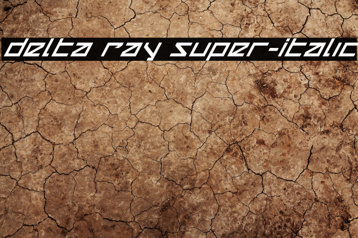 Delta Ray Super-Italic Example 1