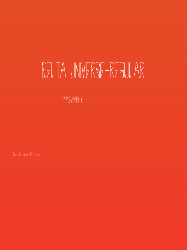 Delta Universe-Regular Poster