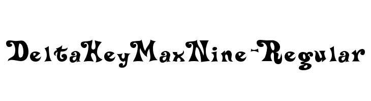 DeltaHeyMaxNine-Regular  لخطوط تنزيل