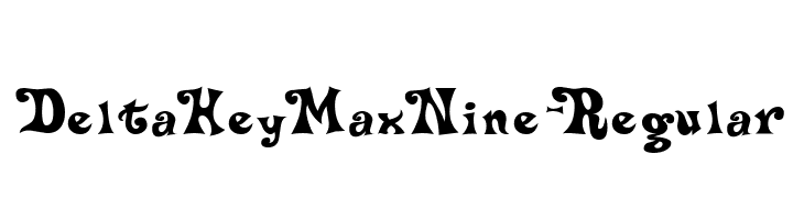 DeltaHeyMaxNine-Regular  नि: शुल्क फ़ॉन्ट्स डाउनलोड