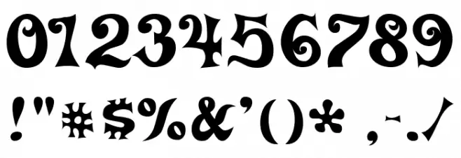 DeltaHeyMaxNine-Regular Font OTHER CHARS