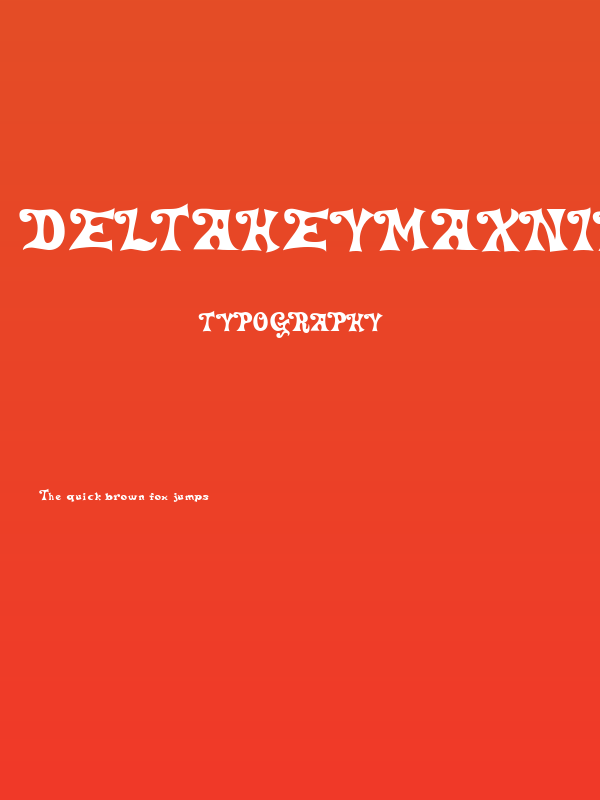 DeltaHeyMaxNine-Regular Poster