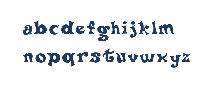 DeltaHeyMaxNine-Regular Lowercase