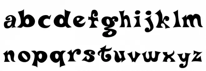 DeltaHeyMaxNine-Regular 字体 小写