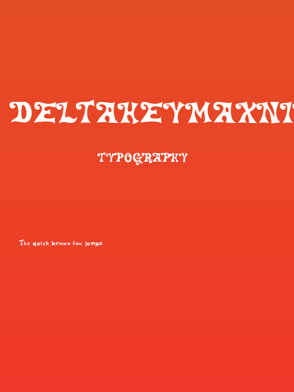 DeltaHeyMaxNine-Regular Poster