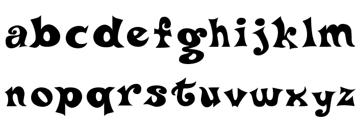DeltaHeyMaxNine-Regular Font LOWERCASE