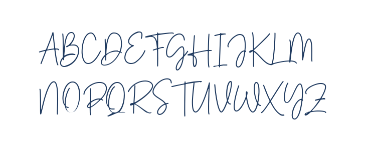 Deltany Signature Uppercase