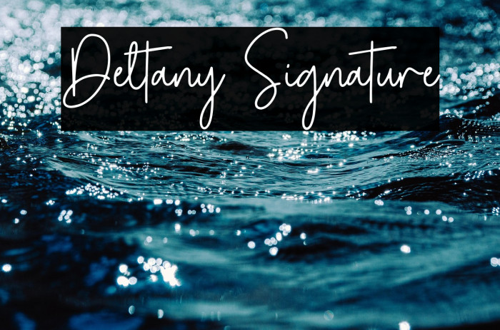 Deltany Signature Example 2