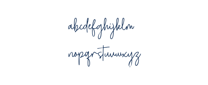 Deltany Signature Lowercase