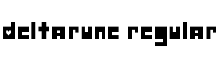 Deltarune Regular  Descarca Fonturi Gratis