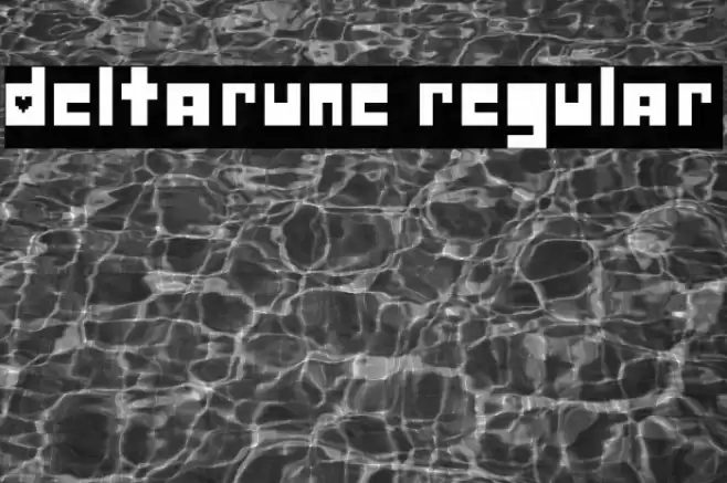 Deltarune Regular Font examples
