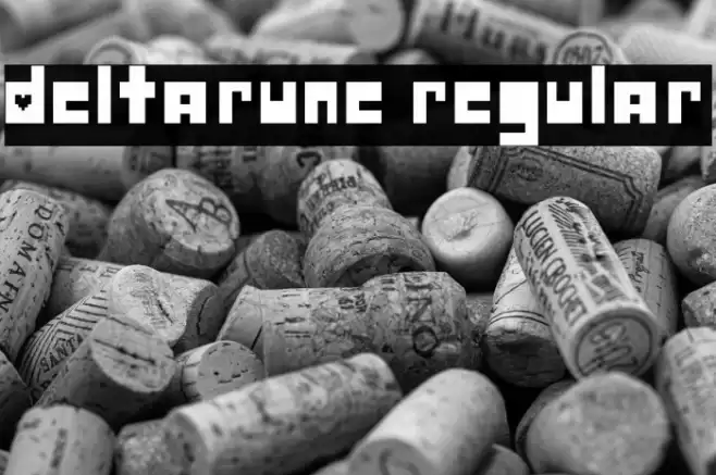Deltarune Regular Font examples