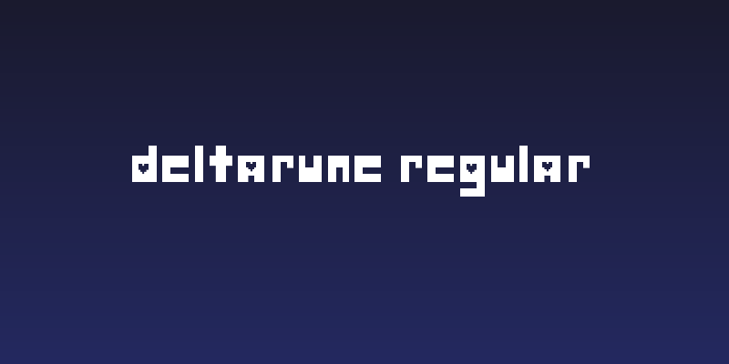 Deltarune Regular Social Header