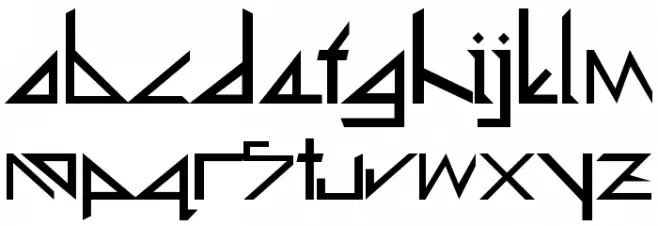 Deltoid 字体 小写